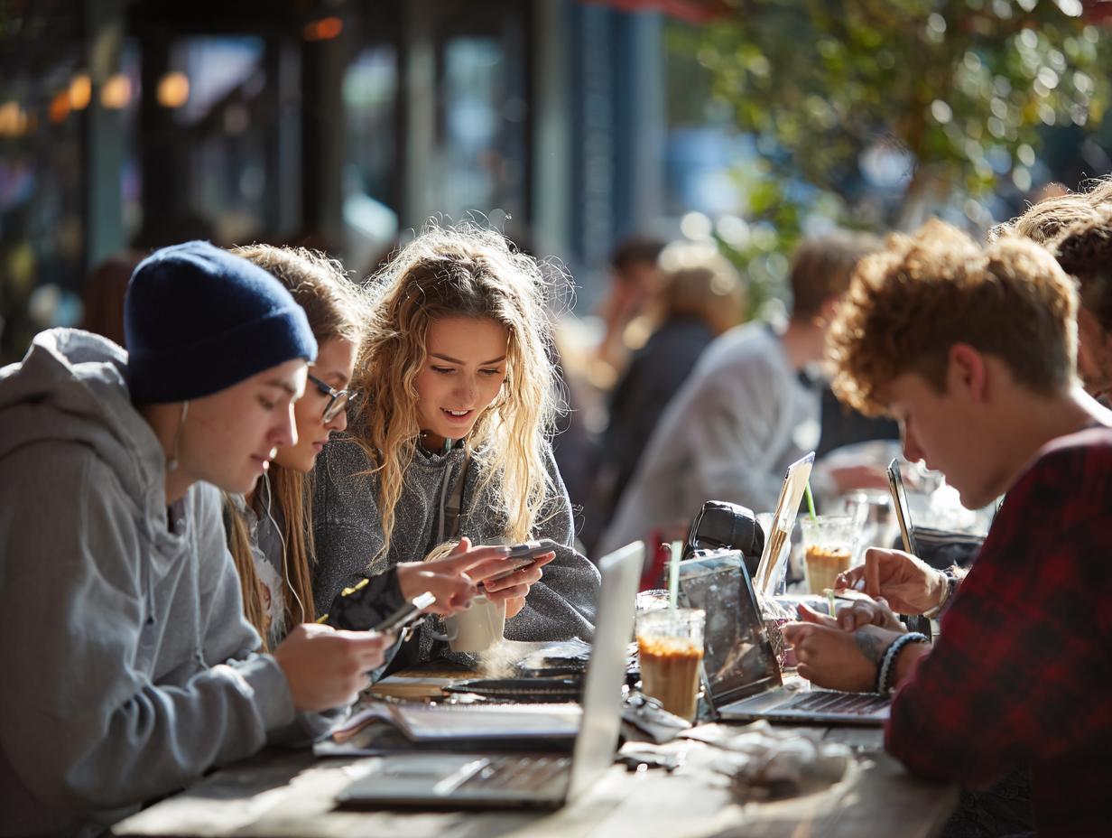 Студент на занятии по журналистике